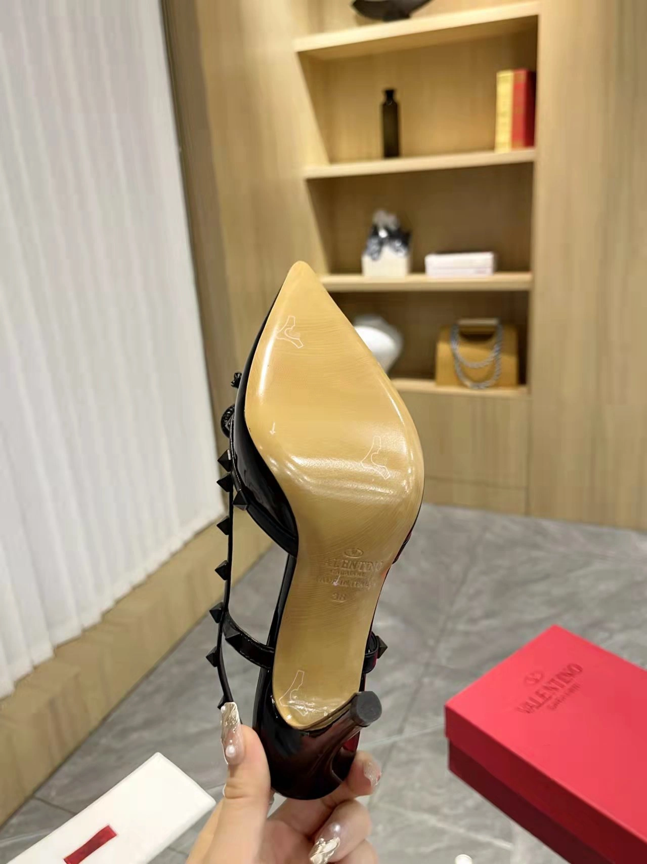 4W2S0IB9IXH0NO Heel height：9.5CM sheepskin cowhide item:DT-X543C2835